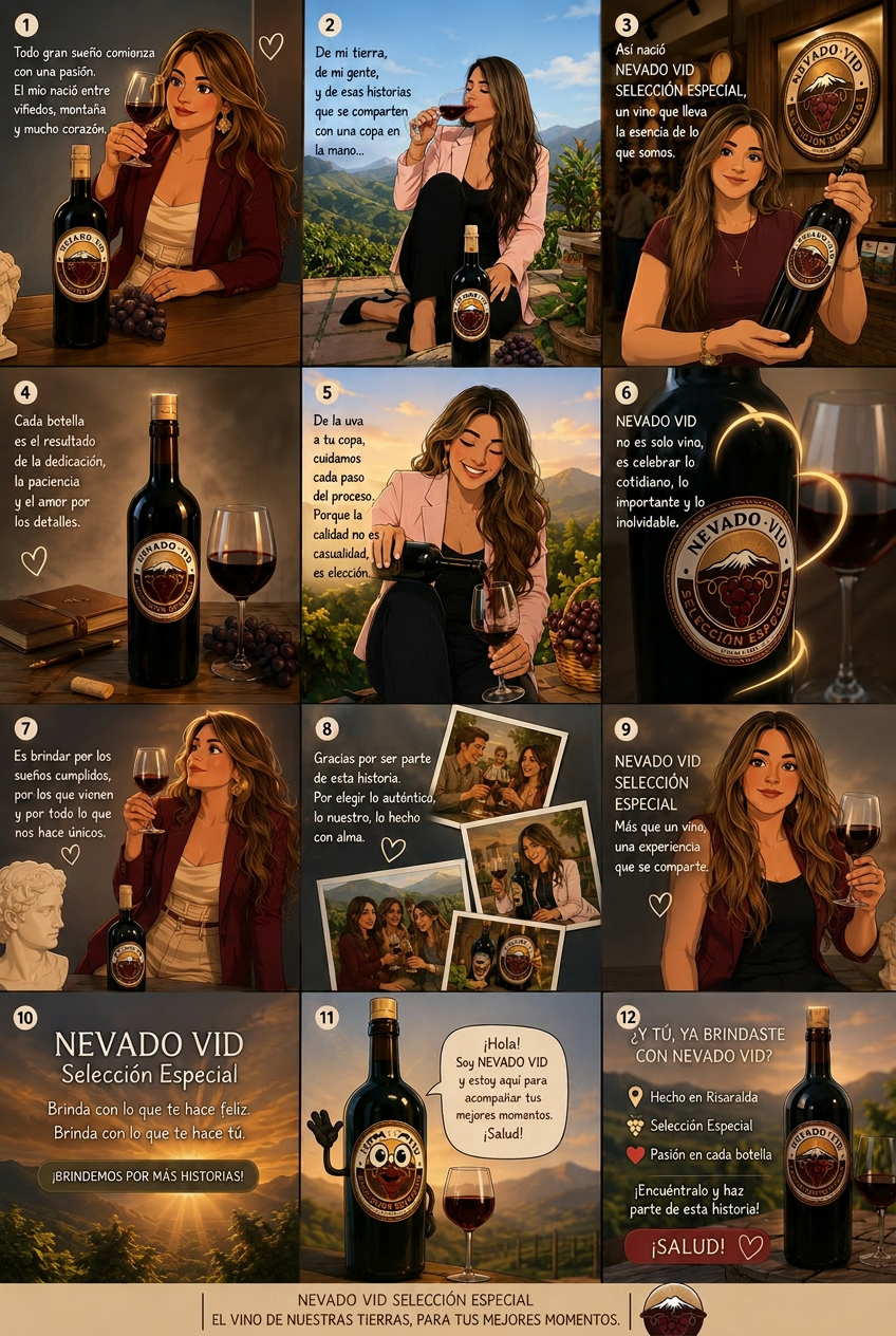 Historia ilustrada de Nevado Vid
